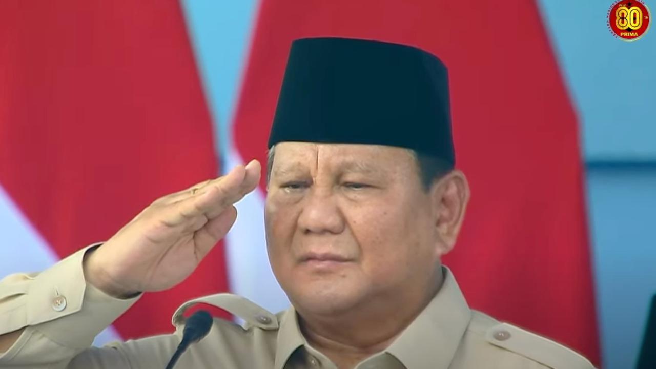 Di HUT TNI ke-80, Prabowo Tegaskan Seleksi Pemimpin Jangan Hanya Andalkan Senioritas