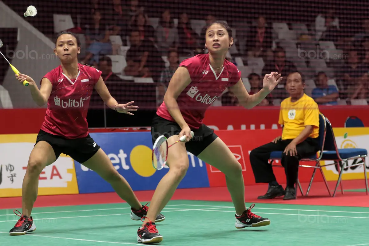Della Haris/Rizky Amelia, Daihatsu Indonesia Masters 2018, Bola.com