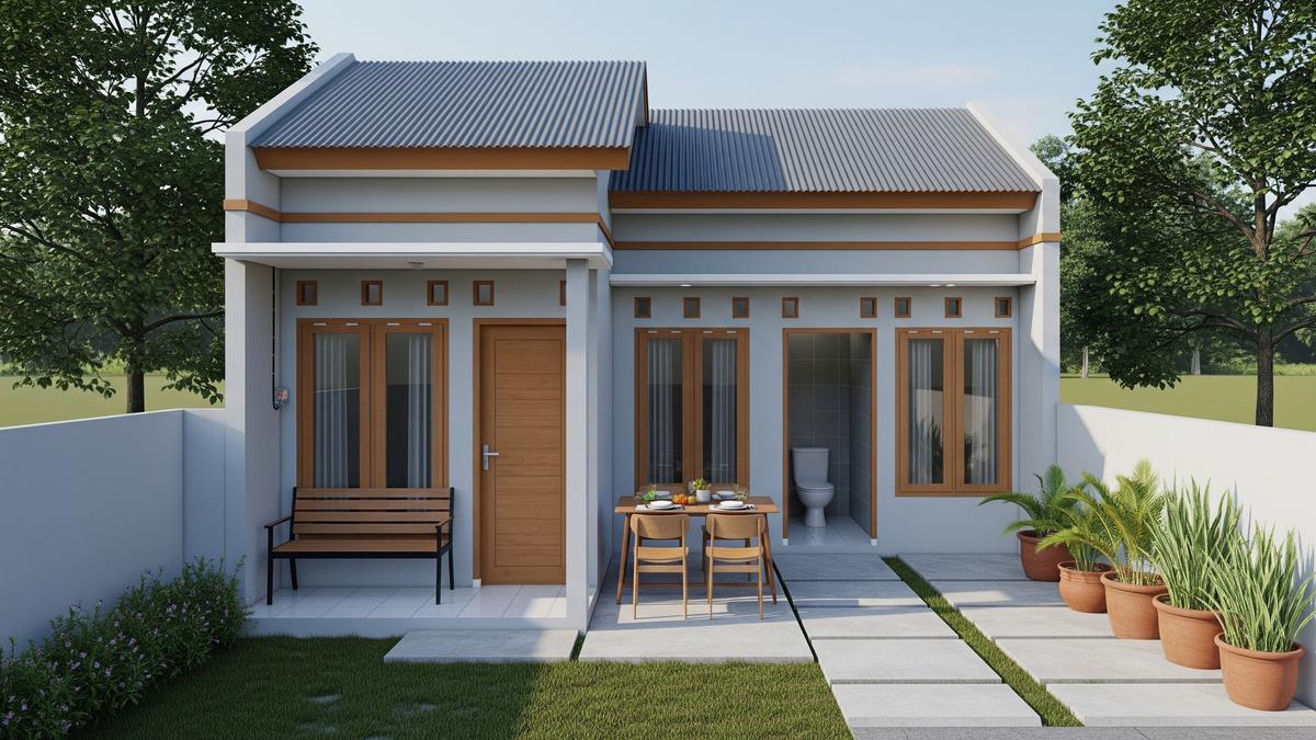 7 Desain Rumah Sederhana Rp 50 Juta Tapi Tetap Nyaman untuk 4 Orang, Impian Keluarga Muda