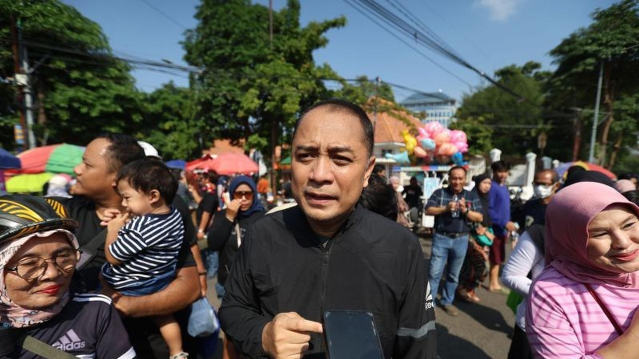 Wali Kota Eri Cahyadi Telusuri Dugaan Pungli PKL Surabaya di CFD Taman Bungkul