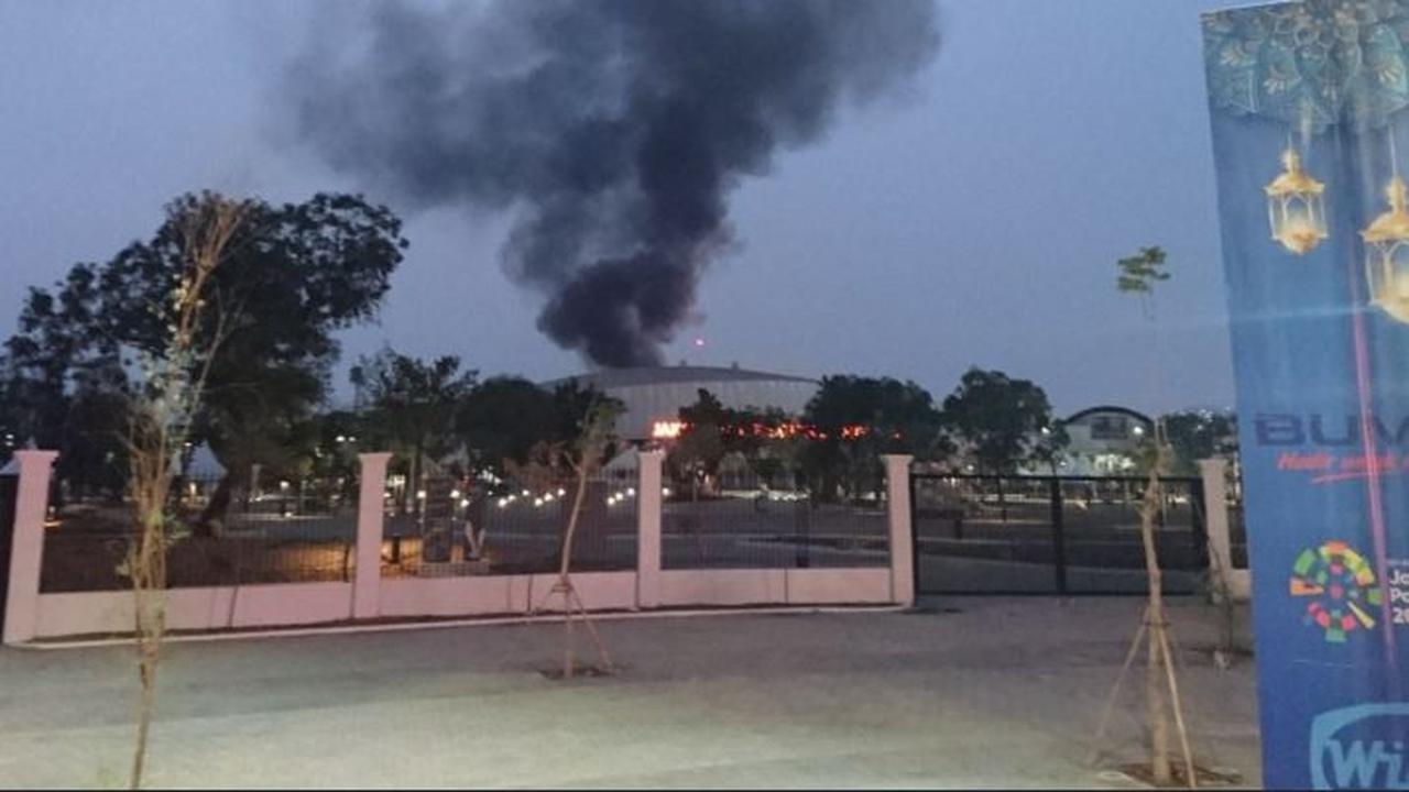Kebakaran di Kompleks Velodrome Rawamangun (Dok. BPBD Jakarta)
