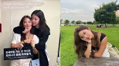 Huh Yunjin, member girlgrup Le Sserafim mendapat ucapan selamat ulang tahun dari sang adik. Yejin juga mengunggah foto kebersamaannya dengan sang kakak yang berprofesi sebagai idol K-Pop itu. Parasnya pun tak lepas dari perhatian netizen Indonesia, karena awalnya dikira Dewi Perssik. (Liputan6.com/IG/@rachel.huh)
