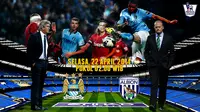 Manchester City vs West Bromwich Albion (Liputan6.com/Ari Wicaksono)