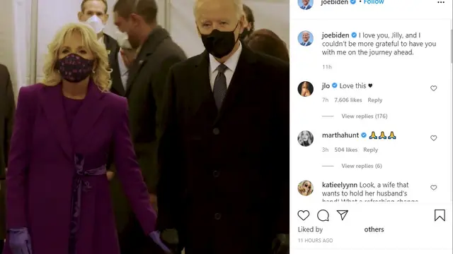 Unggahan Joe Biden. (Instagram/ joebiden)