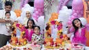 Pasangan selebriti Ryana Dea baru saja menggelar perayaan ulang tahun putrinya. Momen tersebut juga sekaligus perayaan ulang tahun Ryana yang ke-34. Berikut beberapa potretnya. [Instagram/avatarryana_dea]