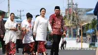 Ketua Dewan Perwakilan Rakyat (DPR RI) Puan Maharani Sukarnoputri bersama Wakil ketua Dewan Perwakilan Daerah (DPD) RI Sultan B Najamudin. (Ist)