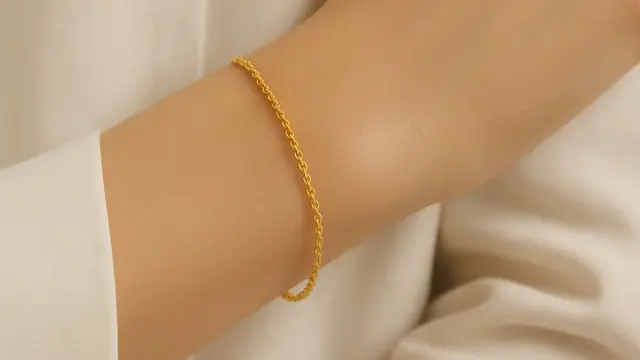 Model Gelang Emas Tali Terbaru (created by AI)