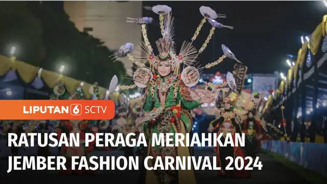 Parade kostum jalanan, Jember Fashion Carnival, JFC kembali digelar dengan ratusan peraga yang turut menyemarakkan. Bukan urusan mode dan busana semata, namun turut mengusung pesan pelestarian budaya hingga isu lingkungan.