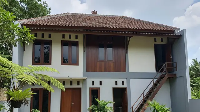 Inspirasi Rumah Sederhana dengan 3 Pintu Masuk