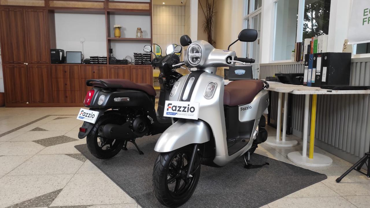 Melihat Lebih dekat Yamaha Fazzio Hybrid-Connected (Arief A/Liputan6.com)