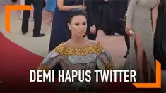 Demi Lovato menghapus akun Twitter pribadinya. Ia dikecam warganet karena dianggap menertawakan rapper 21 Savage yang tersangkut kasus imigran ilegal.