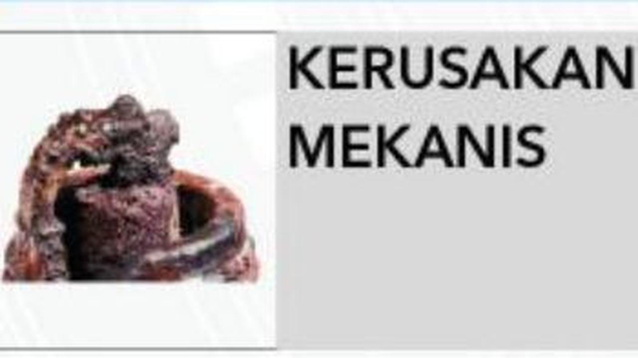 Busi Seperti Melepuh