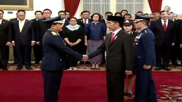 Marsekal Hadi Tjahjanto resmi dilantik sebagai Panglima TNI
