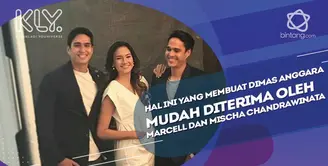 Marcell Chandrawinata menceritakan hal yang membuat mereka mudah dekat dengan Dimas Anggara.