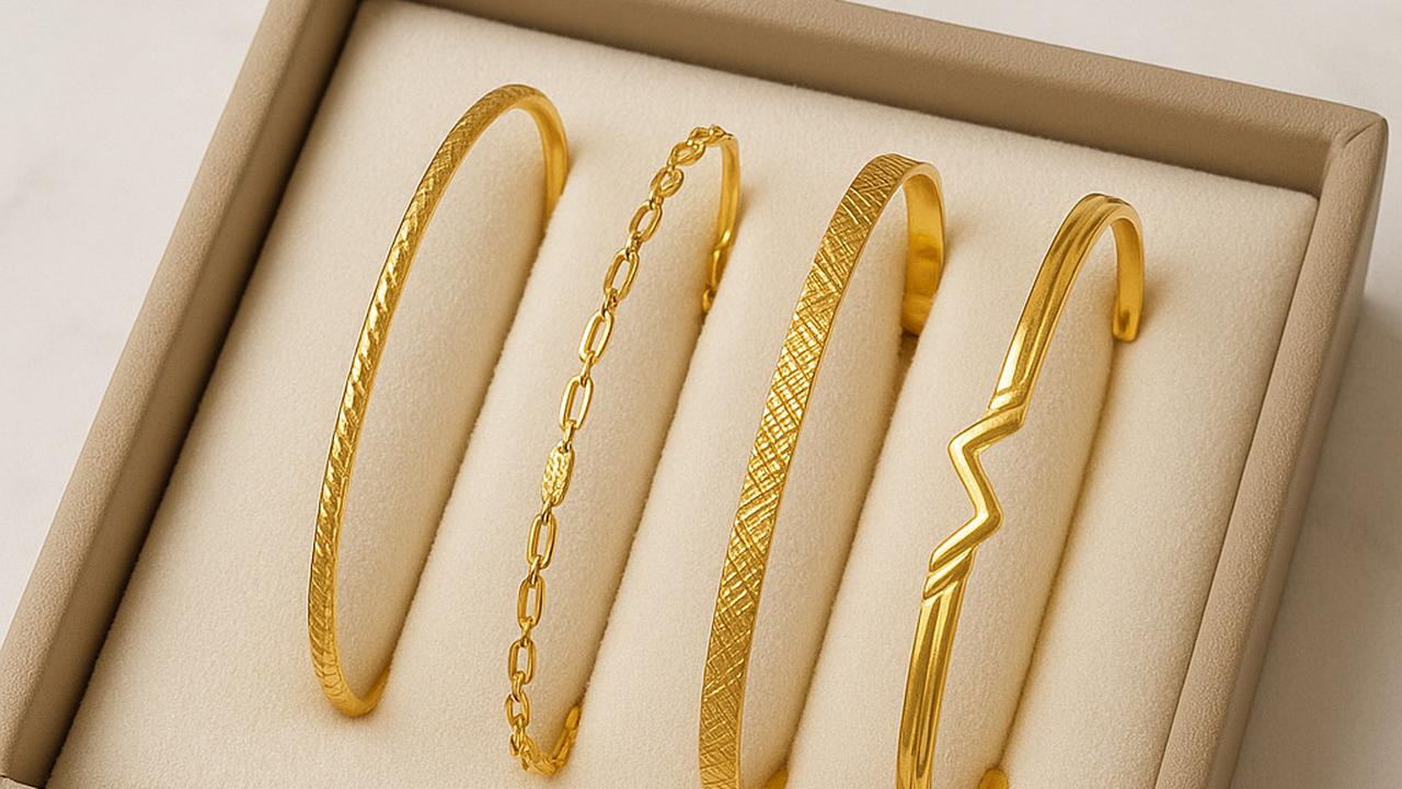 Model Gelang Emas 22K Murah dan Ringan untuk Pemakaian Harian