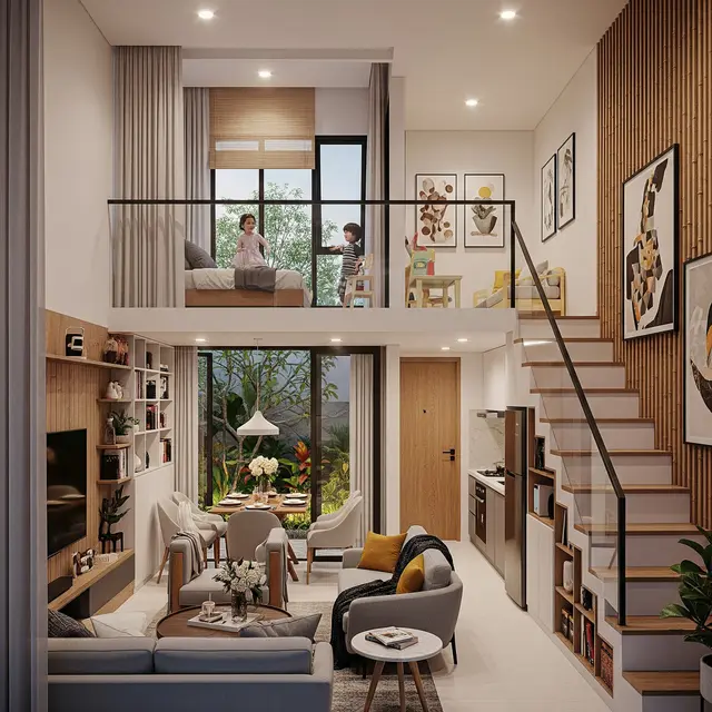9 Desain Rumah Kecil tapi Tetap Cocok untuk Keluarga dengan Dua Anak