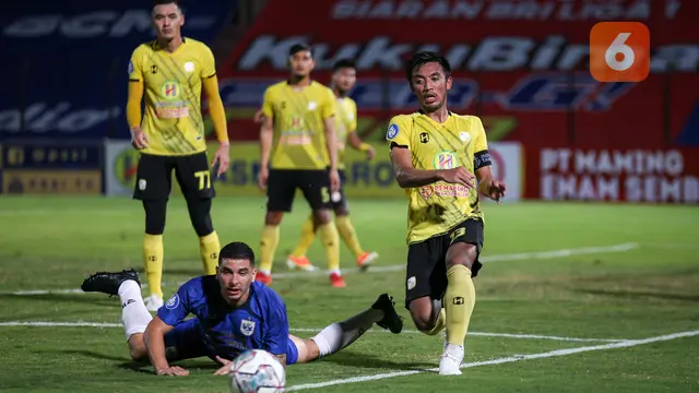 Foto: Gol Telat Jonathan Cantillana Bawa PSIS Tekuk Barito Putera dan Kudeta Bhayangkara FC dari Puncak Klasemen BRI Liga 1