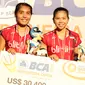 Ganda putri Indonesia Greysia Polii/Nitya Krishinda Maheswari harus puas menjadi runner up BCA Indonesia Open Superseries Premier 2015 (Humas PP PBSI)