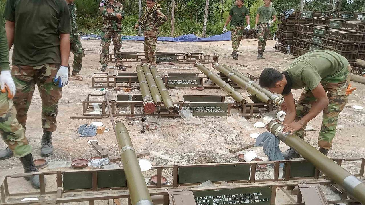 FOTO: Perang Meletus di Perbatasan, Thailand-Kamboja Saling Serang