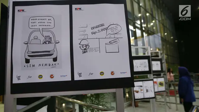 PHOTO: Melawan Korupsi dengan Karya Komik dan Ilustrasi Antikorupsi