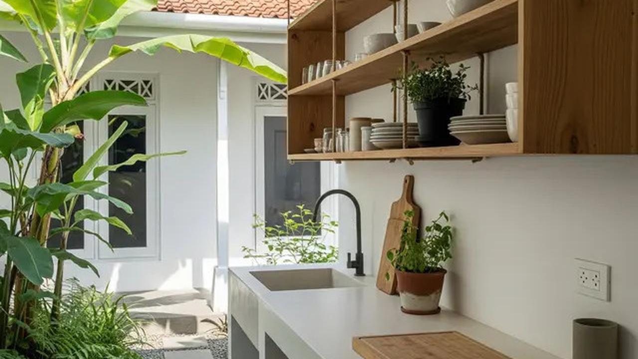10 Inspirasi Dapur Outdoor Sederhana di Pekarangan Rumah Kecil Tren 2025, Hemat Budget