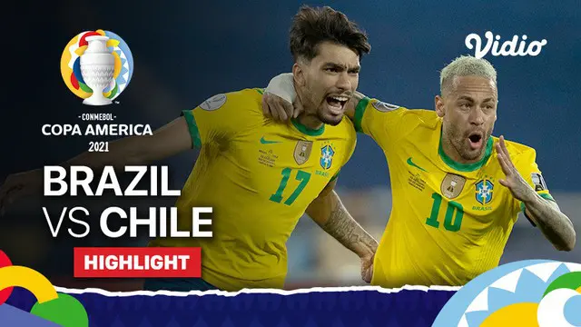 Berita Video, Highlights Copa America 2021 Antara Brasil melawan Chile, pada Sabtu (3/7/2021) pagi WIB.