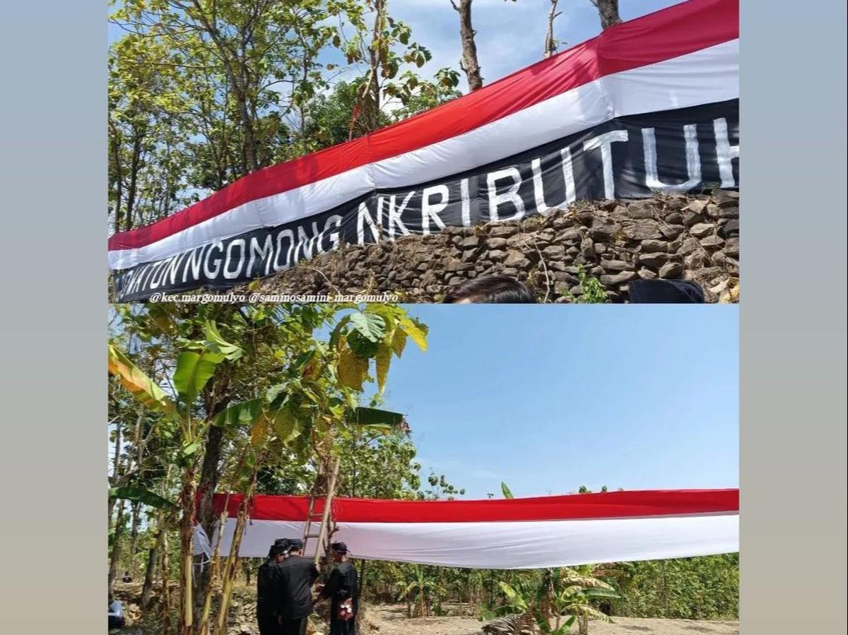 Arak Bendera di Tengah Hutan
