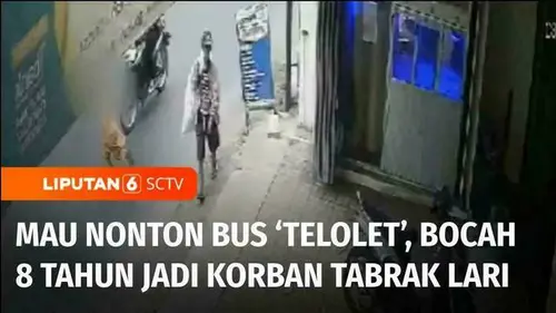 VIDEO: Mau Nonton Bus 'Telolet', Seorang Bocah Jadi Korban Tabrak Lari di Garut
