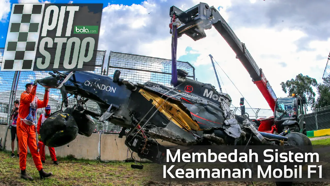 Membedah sistem keamanan mobil F1.