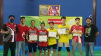 Siswa binaan IndiHome Giedon Badminton Academy, Muhammad Ibrahimnauvic R. Sopyan, akan mewakili Indonesia di di Turkey Junior Championship 2022. (dok.&nbsp;IndiHome Giedon Badminton Academy)