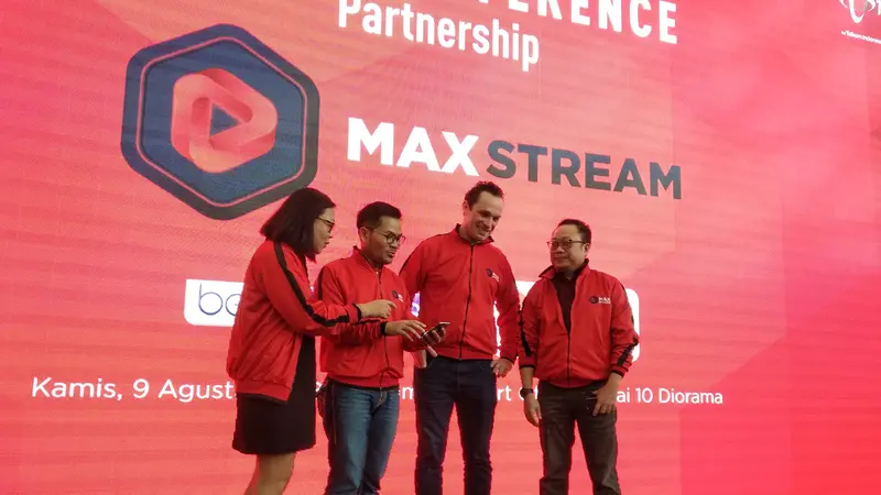 Launching Vidio.com dan MAXstream