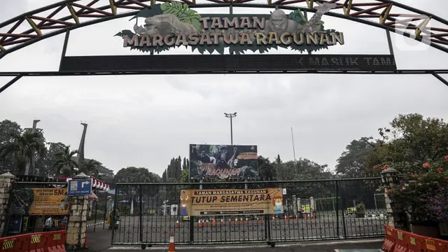 FOTO: Kasus COVID-19 Melonjak, Taman Margasatwa Ragunan Tutup Sementara