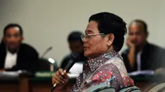 Majelis Hakim Pengadilan Negeri Tindak Pidana Korupsi kembali menggelar sidang lanjutan Anas Ubraningrum.(Liputan6.com/Faisal R Syam)