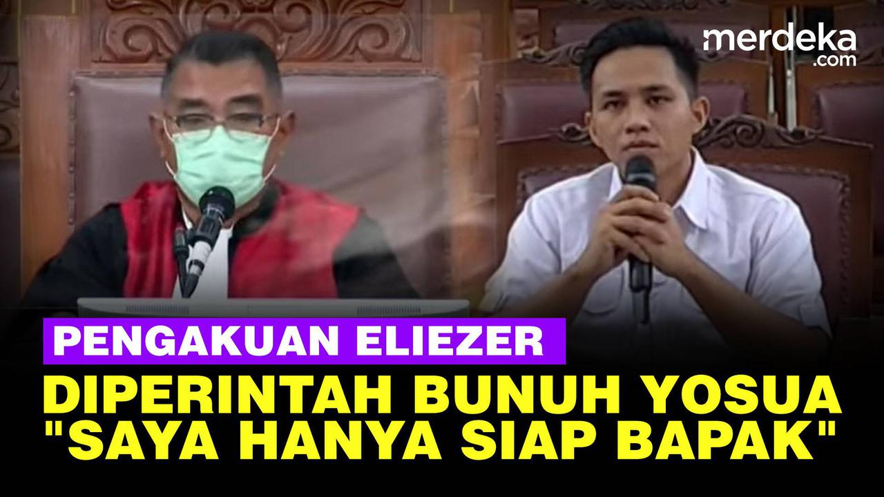 VIDEO: Hakim ke Eliezer "Saudara Tak Merespons, Saya Belum Pernah Bunuh Orang Bapak"