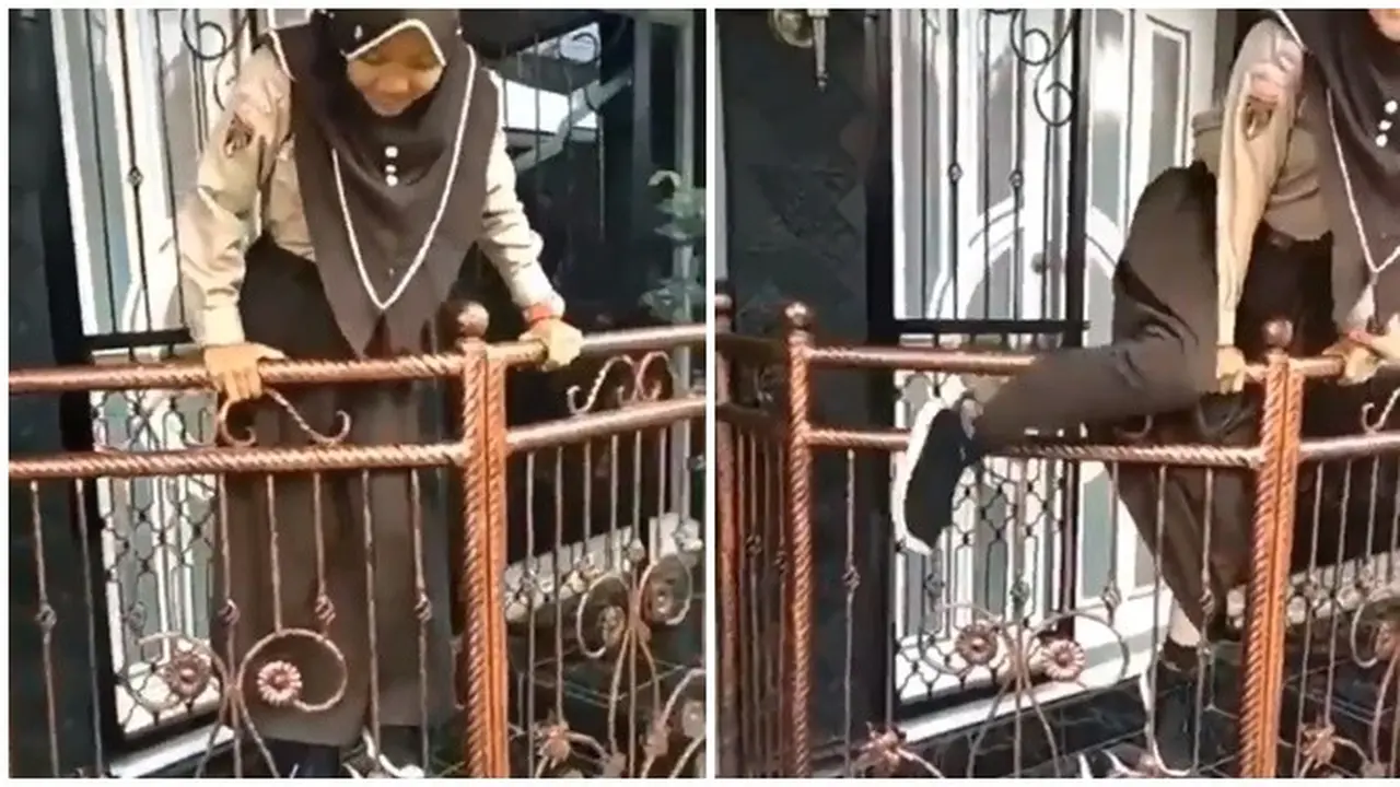 Lompati Pagar Rumah Dengan Rok Panjang, Siswa Ini Bernasib Malang