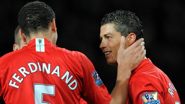 Cristiano Ronaldo dan Rio Ferdinand