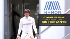 Rio Haryanto mengucapkan selamat hari raya Idul Fitri untuk sahabat Bola.com dan juga sahabat Rio.