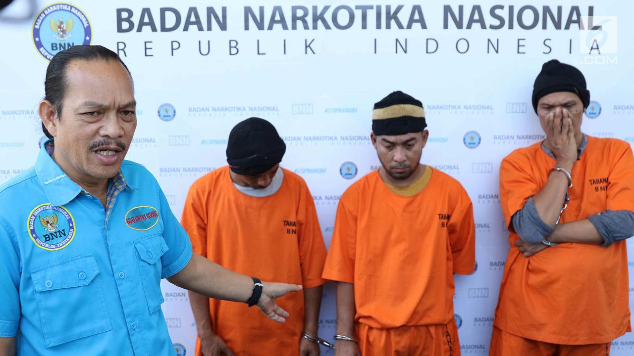 BNN Ungkap Tiga Kasus Penyelundupan Narkotika Internasional