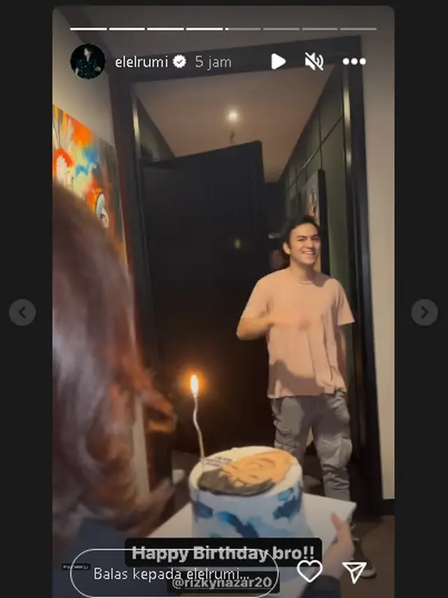 Perayaan ulang tahun Rizky Nazar ke 27 (Foto: elelrumi)