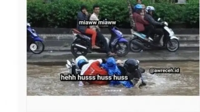 6 Meme Jatuh dari Motor Ini Kocak, Tetap Tersenyum Meski Menahan Sakit