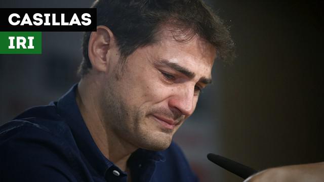 Mantan kiper Real Madrid, Iker Casillas merasa iri dengan apa yang didapat Andres Iniesta.