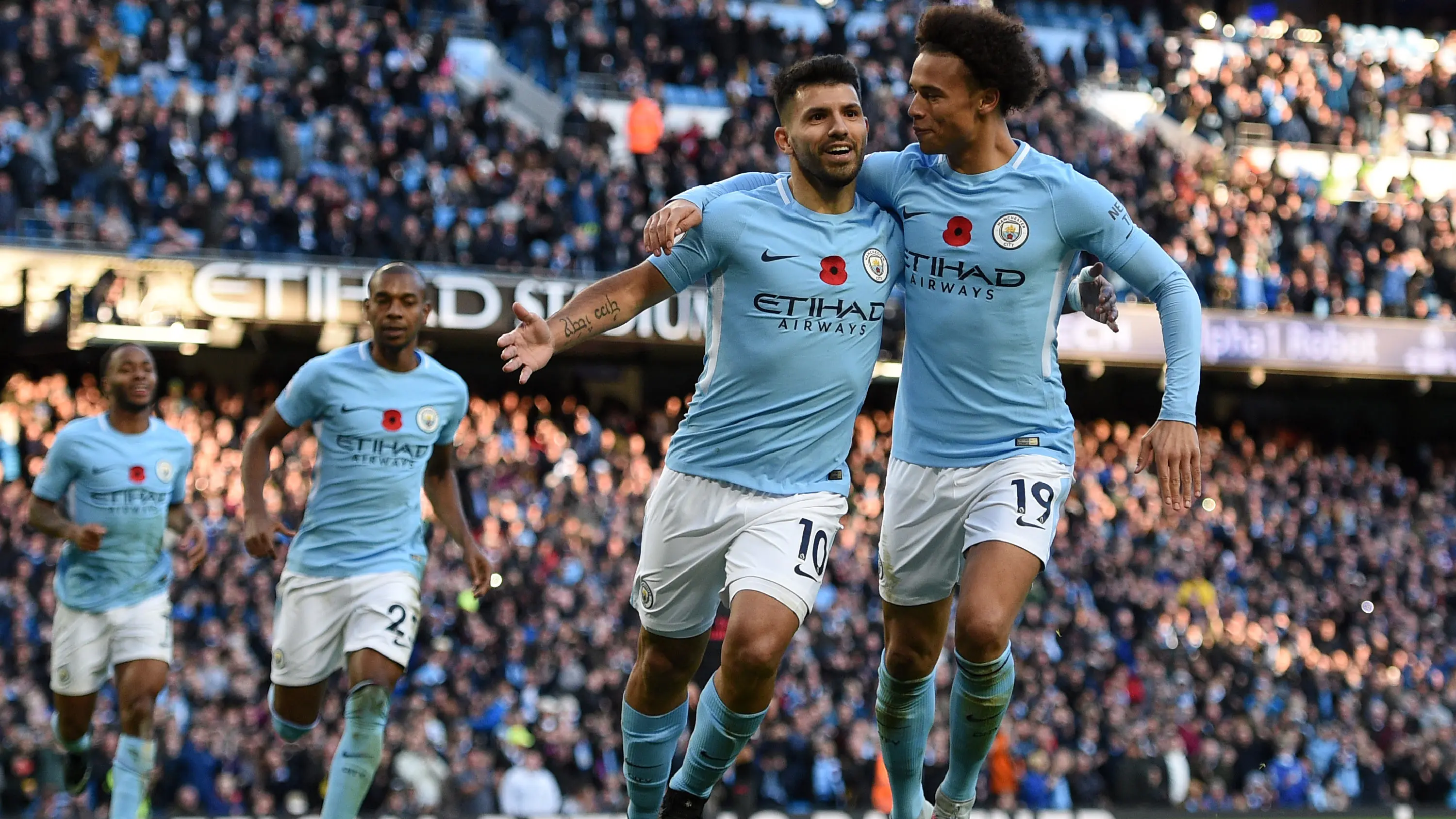 Manchester City sudah hasilkan 40 gol di Liga Inggris. (AFP/Oli Scarff)