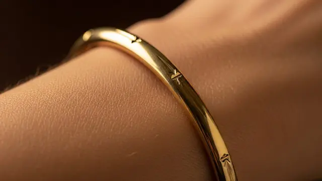 Bangle Klasik Ukir Minimalis Elegan