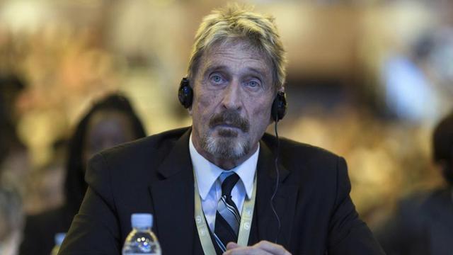 John McAfee sang pencipta software antivirus McAfee. (AP)