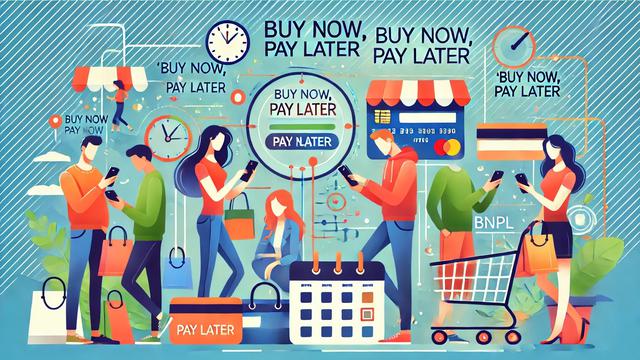 Ilustrasi layanan Buy Now Pay Later (BNPL). (Foto by AI)