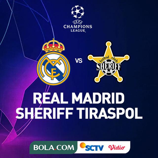 Liga Champions - Real Madrid Vs Sheriff Tiraspol