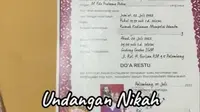 Viral Undangan Pernikahan Mirip Ijazah Sekolah, Warganet Auto Terinspirasi. foto: TikTok @jurnalri