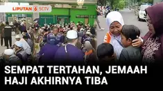 Sempat tertahan karena ancaman bom, jemaah haji kloter 33 asal Kabupaten Jember akhirnya tiba di Asrama Haji Surabaya. Minggu pagi, mereka pun bisa kembali berkumpul dengan keluarga tercinta.