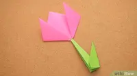 Origami Bunga Bakung (Sumber: Wikihow)