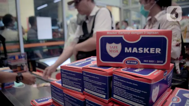 Kosong di Pasaran, PD Pasar Jaya Gelar Operasi Pasar Masker